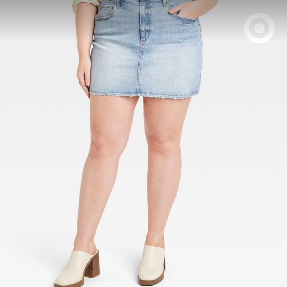 Universal Thread denim mini skirt